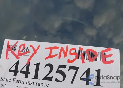 2012 Infiniti G37X from USA, damaged, VIN JN1CV6EL2CM472060